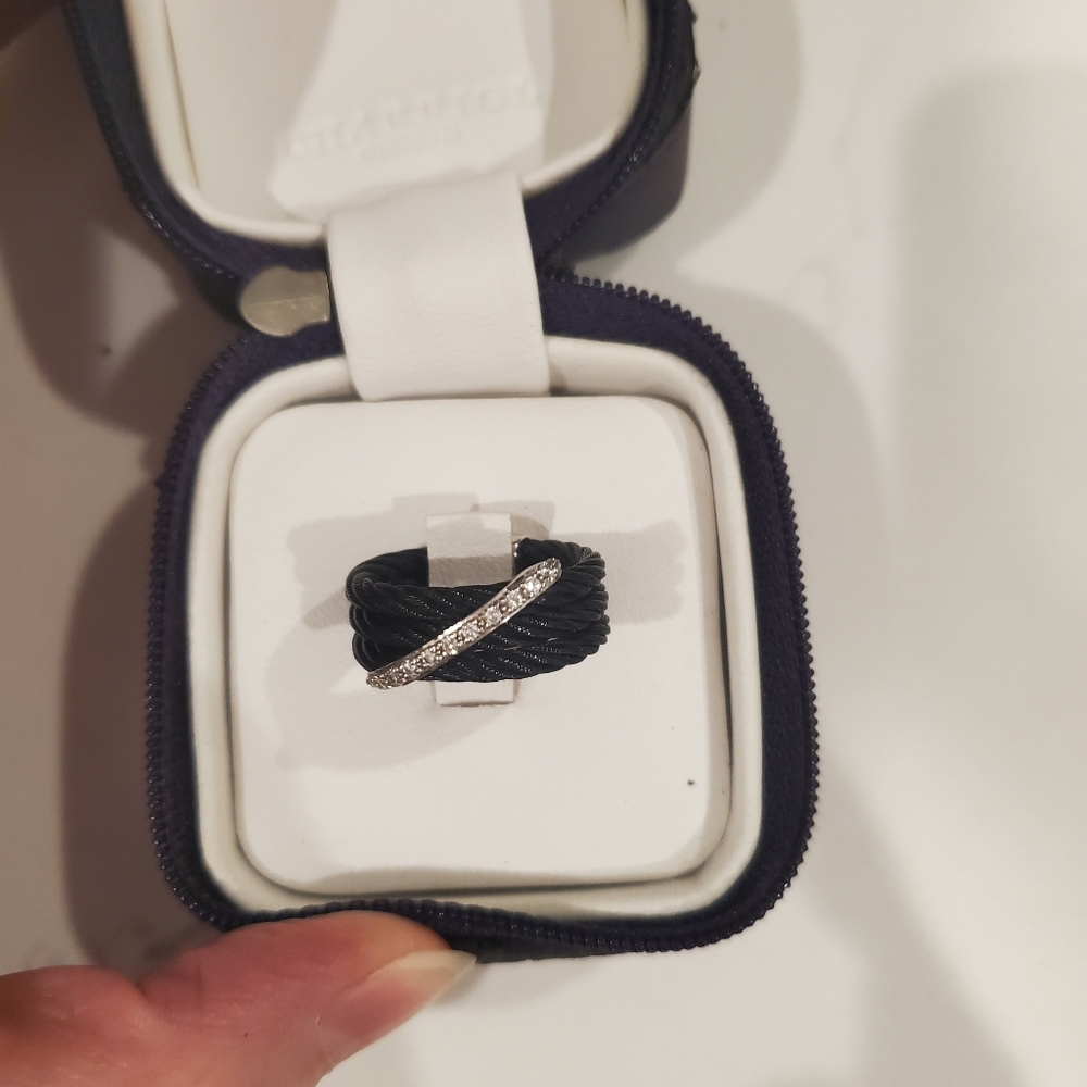 Charriol Diamond bracelet and ring set - Picture 3 of 8